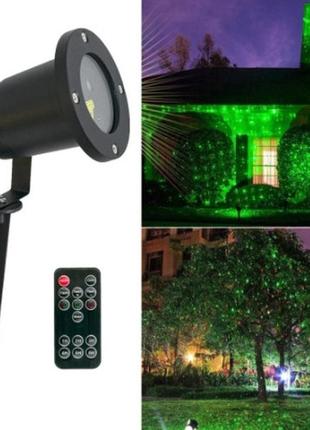 Лазерный проектор с пультом waterproof звездное небо + фигуры 6742 (6 картинок) trn