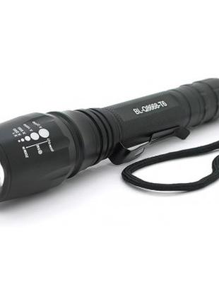Аккумуляторный ручной фонарик bailong police bl-8668-t6 trn