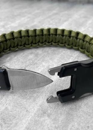 Тактический браслет из паракорда 3/0 (оливковый) trn