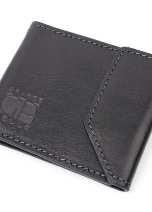 Удобный кожаный зажим для денег с держателем для apple airtag grande pelle 11619 черный бумажник кошелек для