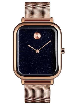 Жіночий наручний годинник skmei 9187 special ii золотистий