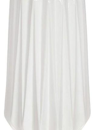 Ваза керамічна "stone flower роземарі" ø 12x21 см, білий глянець красива ваза для квітів