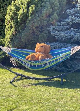 Одномісний гамак bali xl зелений 200х100 wcg