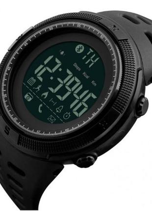 Розумний наручний годинник skmei 1250 smart clever (чорний)