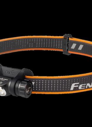Налобный фонарь fenix hm23 240лм 1хаа (3 режима) черный  фонарик на голову
