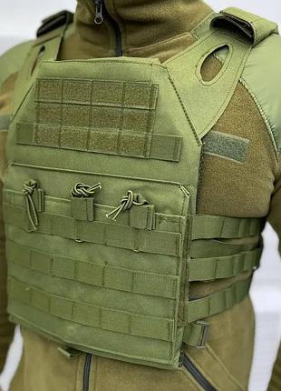 Тактическая плитоноска function k6 п5-1 (без плит) оливковый trn