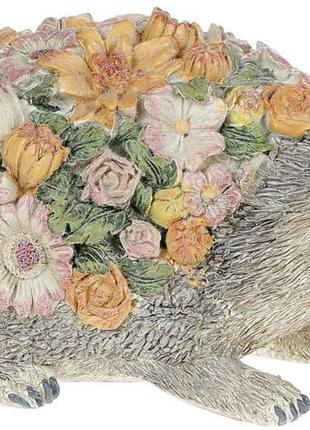 Статуэтка-декоративная "цветочный ёжик" 17.4см trnk