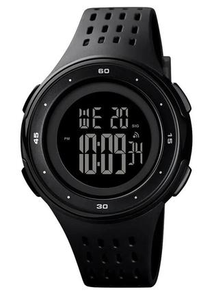 Чоловічий годинник skmei 1537 (чорний) стильний наручний годинник для чоловіків