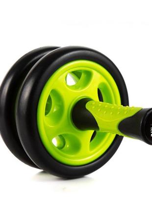 Колесо для пресса двойное powerplay 4327 dual-core ab wheel черно-красное trn