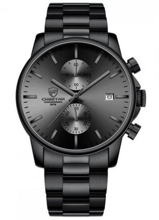 Мужские наручные часы cheetah mars black стильные наручные часы для мужчин