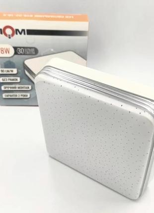 Светильник светодиодный biom bys-02-18-5 18w квадратный декор 5000к trn