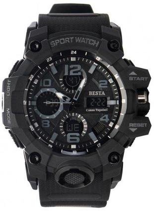 Часы мужские наручные besta power (черный) стильные наручные часы для мужчин