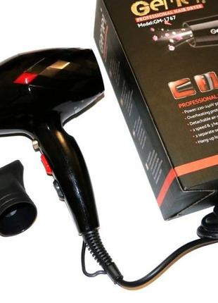 Професійний потужний фен gemei gm 1767