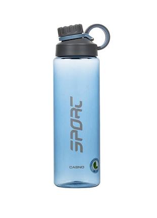 Пляшка для води casno 1500 мл kxn-1237 синя спортивна пляшка для зали