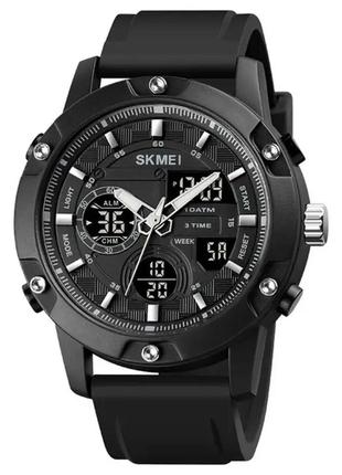 Мужские наручные классические часы skmei 1757 черный стильные наручные часы для мужчин