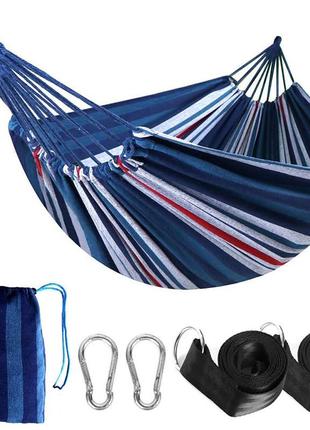 Одномісний гамак mexico xl синій 200х100 wcg