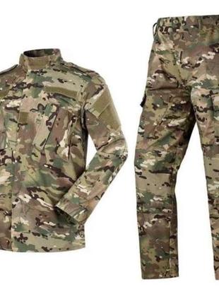 Костюм тактический acu китель и штаны (мультикам) xl trn
