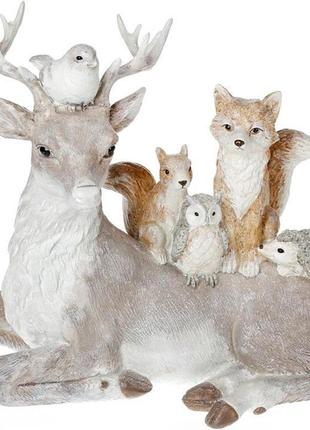 Статуэтка декоративная "лесная композиция" 44см trnk