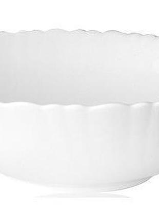 Набор 6 салатников infinite tenderness волна белый ø15см, стеклокерамика посуда миски салатницы салатники