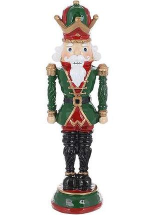 Статуэтка декоративная "солдатик на страже" 25см, зеленый с красным trnk