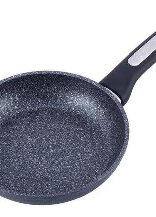 Сковорода kamille karelian ø24 см індукційна з мармуровим антипригарним покриттям кухонна антипригарна