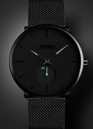 Мужские наручные часы skmei 9185 design black стильные наручные часы для мужчин