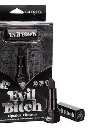 Вибратор-помада california exotics evil bitch, черный