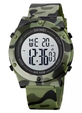 Чоловічий спортивний годинник skmei 1772 камуфляж стильний наручний годинник для чоловіків