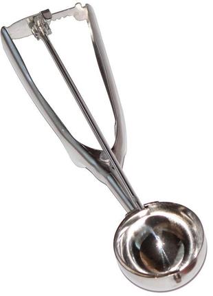 Ложка для мороженого dynasty profi cookie 22см c механической ручкой trnk