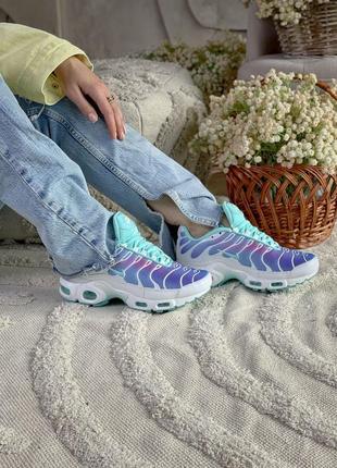 Кросівки nike air max tn plus фіолетові жіночі9 фото