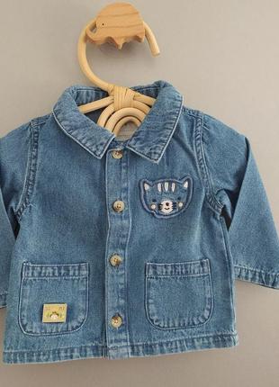 Джинсова куртка для хлопчика 3-6 міс