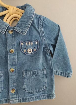 Джинсова куртка для хлопчика 3-6 міс