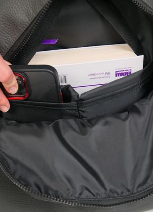 Компактний жіночий рюкзак like в екошкірі, теракотовий колір7 фото