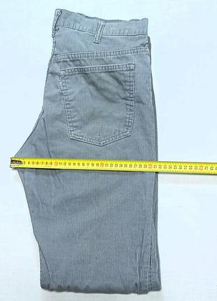 Талия 88 см vintage levis 519 519-1555 w 33 l34 штаны микровельвет серые молния talon