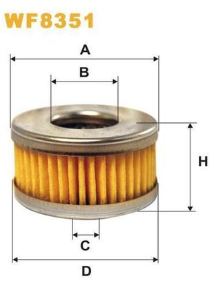 Фильтр топливный filter for automotive gas installations – "tomasetto" - wix filters (wf8351)