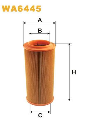 Фильтр воздушный wix filters (wa6445) - audi a2 (8z0); seat arosa, cordoba; volkswagen lupo, polo ii (81-94)