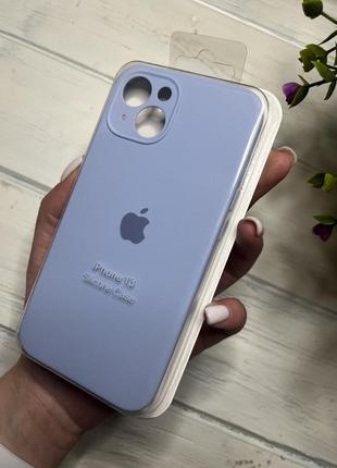 Чохол на iphone 13 квадратні борти чохол на айфон silicone case full camera на apple