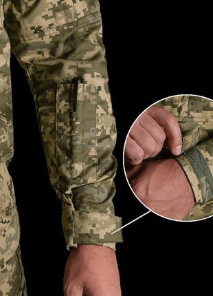 Китель camotec blitz twill піксель, тактичний кітель піксель, військовий літній кітель, армійська сорочка7 фото