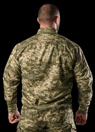 Китель camotec blitz twill піксель, тактичний кітель піксель, військовий літній кітель, армійська сорочка2 фото