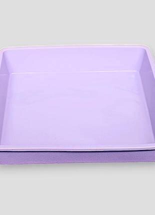 Силиконовая форма для выпечки кексов 19х19х4 см