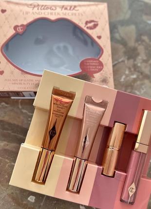 Подарунковий набір charlotte tilbury pillow talk lip and cheek secrets