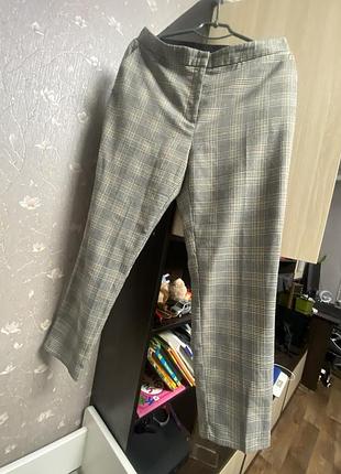 Брюки клітинка ідеальний стан не ношені
