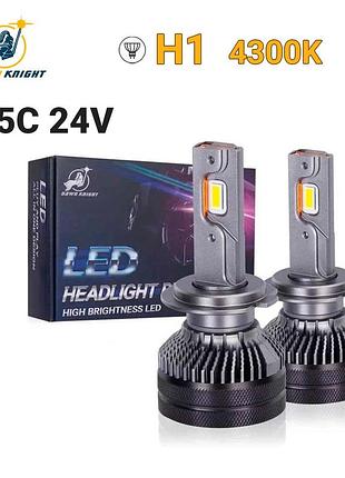 Автолампи dawn knight k5c 24v h1 4300k з обманкою (canbus), комплект 2 шт