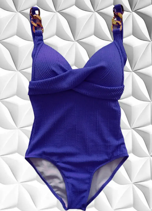 Шикарный слитный купальник пушап в рубчик same game 2 цвета 2308шд