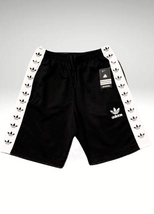 Шорты adidas ltd черные с лампасом