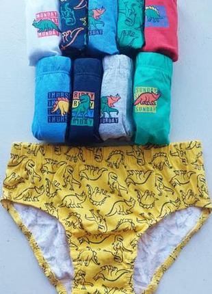 Дитячі труси для хлопчика primark англія. набір 5 шт. розміри 1,5-15 років. акція