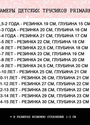 Дитячі труси для хлопчика primark англія. набір 5 шт. розміри 1,5-15 років. акція