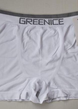 Боксеры мужские greenice бесшовные белый l 4281