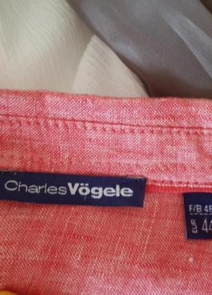 Сорочка коралл льон 4