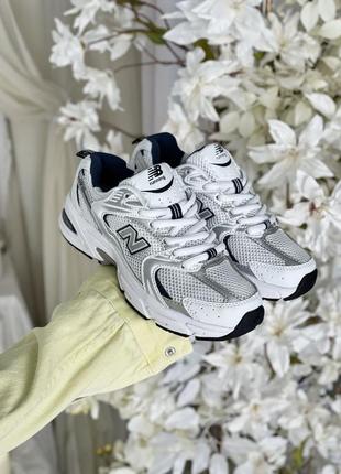 Кросівки new balance 530 білі жіночі / чоловічі3 фото